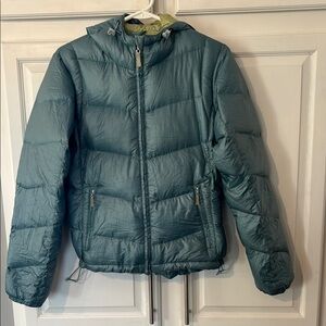Eddie Bauer Stylish Down Puffer Jacket in Teal